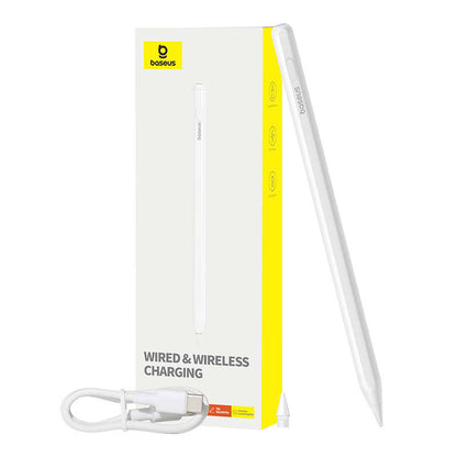Active stylus Baseus Smooth Writing Series with wireless and cabled charging (White) - Product Image 1