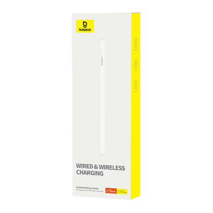 Active stylus Baseus Smooth Writing Series with wireless and cabled charging (White) - Product Image 3