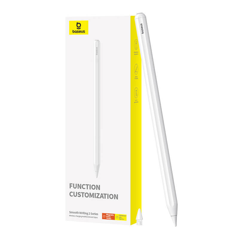 Active, multifunctional stylus Baseus Smooth Writing Series with wireless charging, USB-C (White) - Product Image 7
