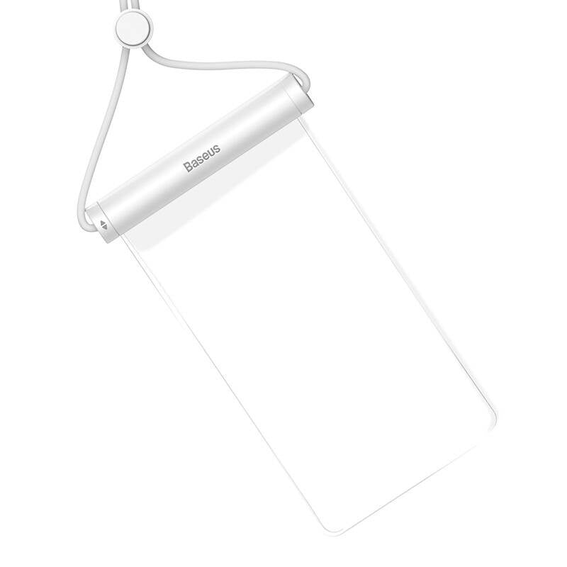 Waterproof phone case Baseus AquaGlide with Cylindrical Slide Lock (white) - Product Image 10