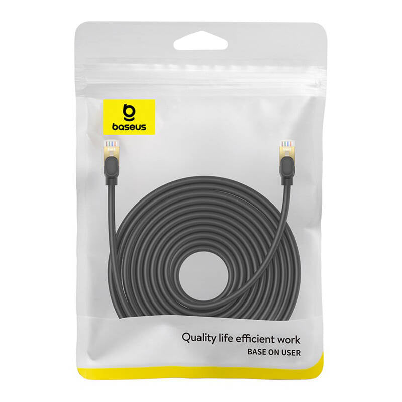 Network cable cat.8 Baseus Ethernet RJ45, 40Gbps, 15m (black) - Product Image 8