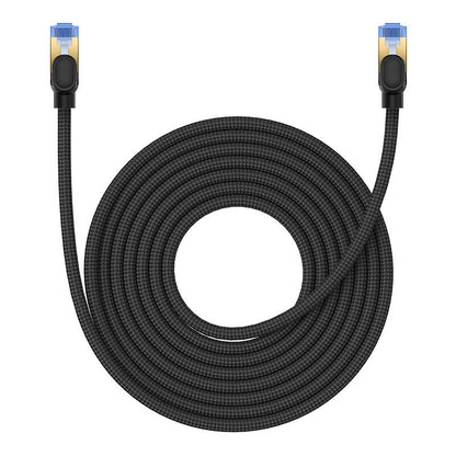 Braided network cable cat.7 Baseus Ethernet RJ45, 10Gbps, 8m (black) - Product Image 2