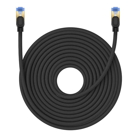 Braided network cable cat.7 Baseus Ethernet RJ45, 10Gbps, 20m (black) - Product Image 2