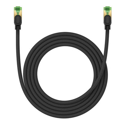 Braided network cable cat.8 Baseus Ethernet RJ45, 40Gbps, 2m (black) - Product Image 2