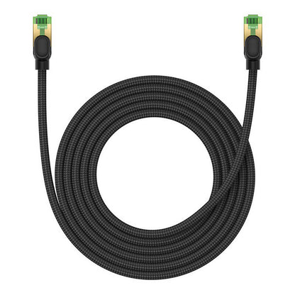 Braided network cable cat.8 Baseus Ethernet RJ45, 40Gbps, 3m (black) - Product Image 2