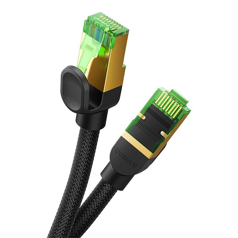 Braided network cable cat.8 Baseus Ethernet RJ45, 40Gbps, 3m (black) - Product Image 5
