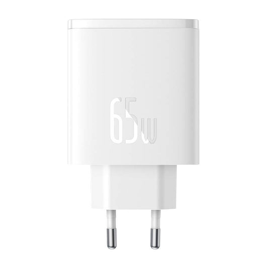 Wall charger Baseus OS-Cube Pro 2xUSB-C + USB, 65W (white) - Product Image 1