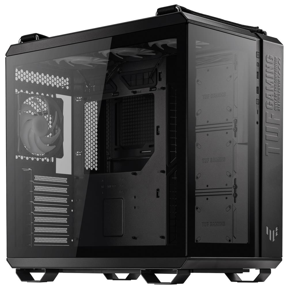 Case ASUS GT502 PLUS MidiTower Not included ATX MicroATX MiniITX Colour Black GT502PLUS/BLK/TG/TUFGAM