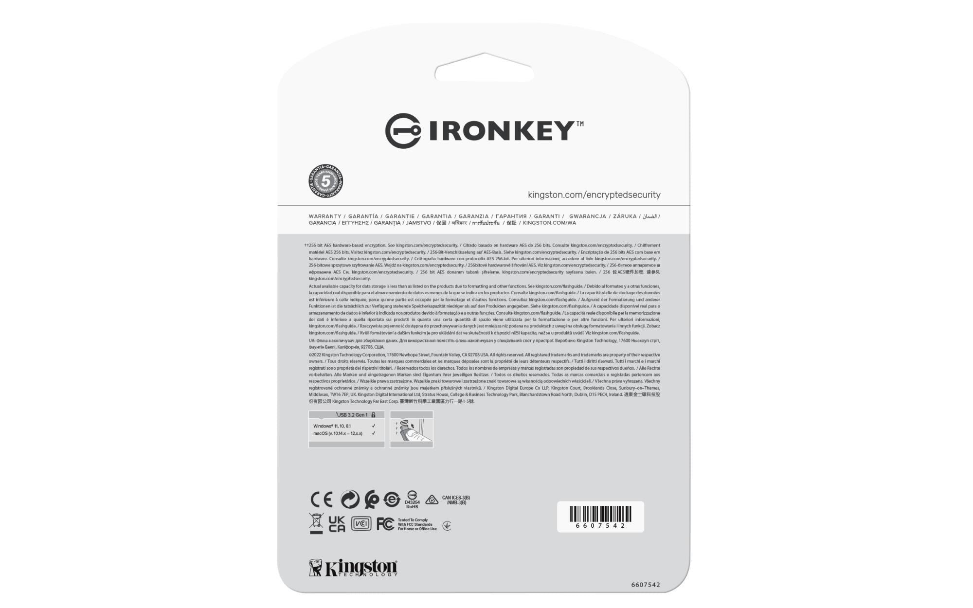 MEMORY DRIVE FLASH USB-C 128GB/IKVP50C/128GB KINGSTON