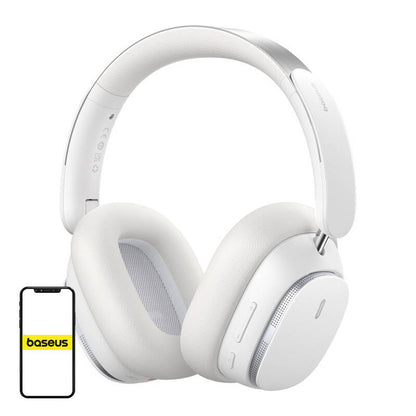 Baseus Bowie H1 Wireless Headphones Bluetooth 5.2 (white) - Product Image 1