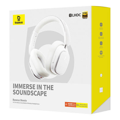 Baseus Bowie H1 Wireless Headphones Bluetooth 5.2 (white) - Product Image 8