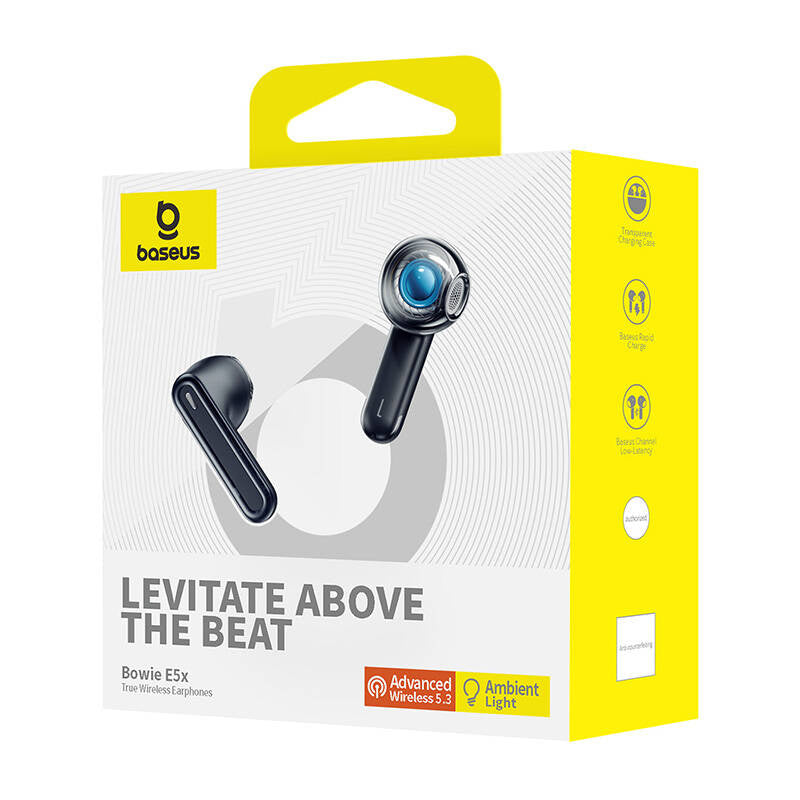 Earphones TWS Baseus Bowie E5x (black) - Product Image 8