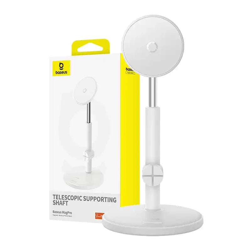 Magnetic Desktop Phone Stand Baseus MagPro (white) - Product Image 8