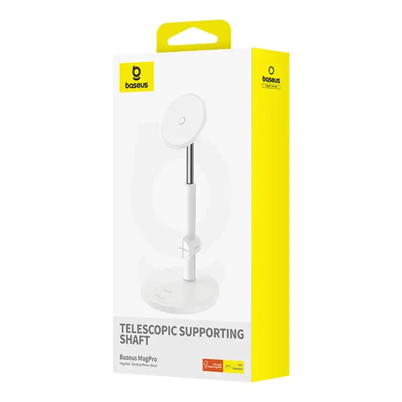 Magnetic Desktop Phone Stand Baseus MagPro (white) - Product Image 6