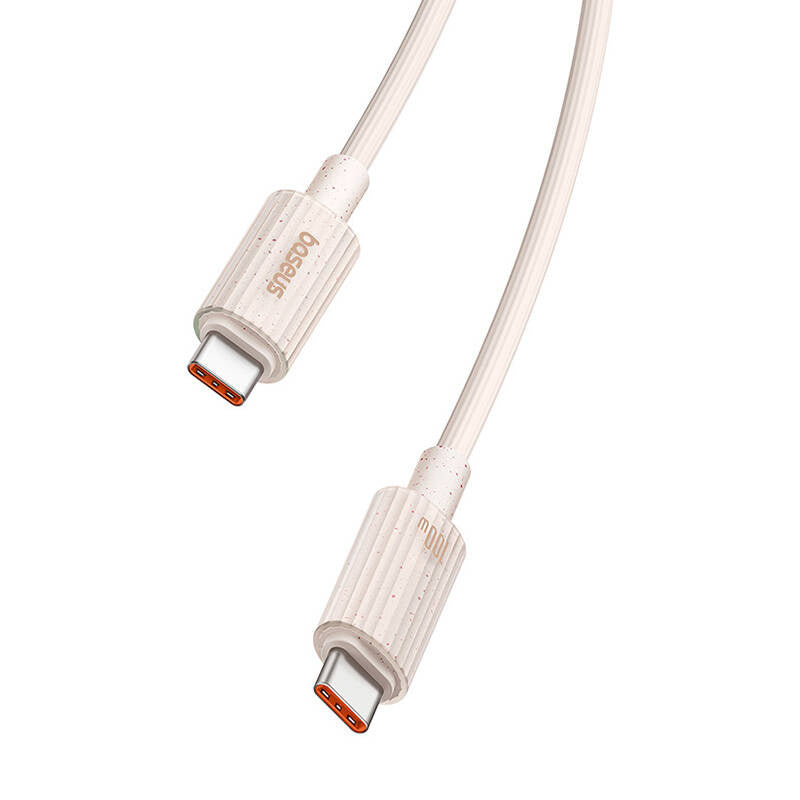 Fast Charging cable Baseus USB-C to USB-C Habitat Series 1m 100W (pink) - Product Image 7