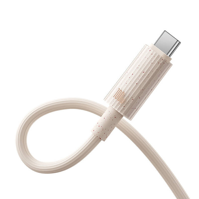 Fast Charging cable Baseus USB-C to USB-C Habitat Series 2m 100W (pink) - Product Image 3