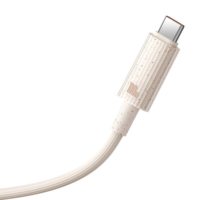 Fast Charging cable Baseus USB-C to USB-C Habitat Series 2m 100W (pink) - Product Image 5