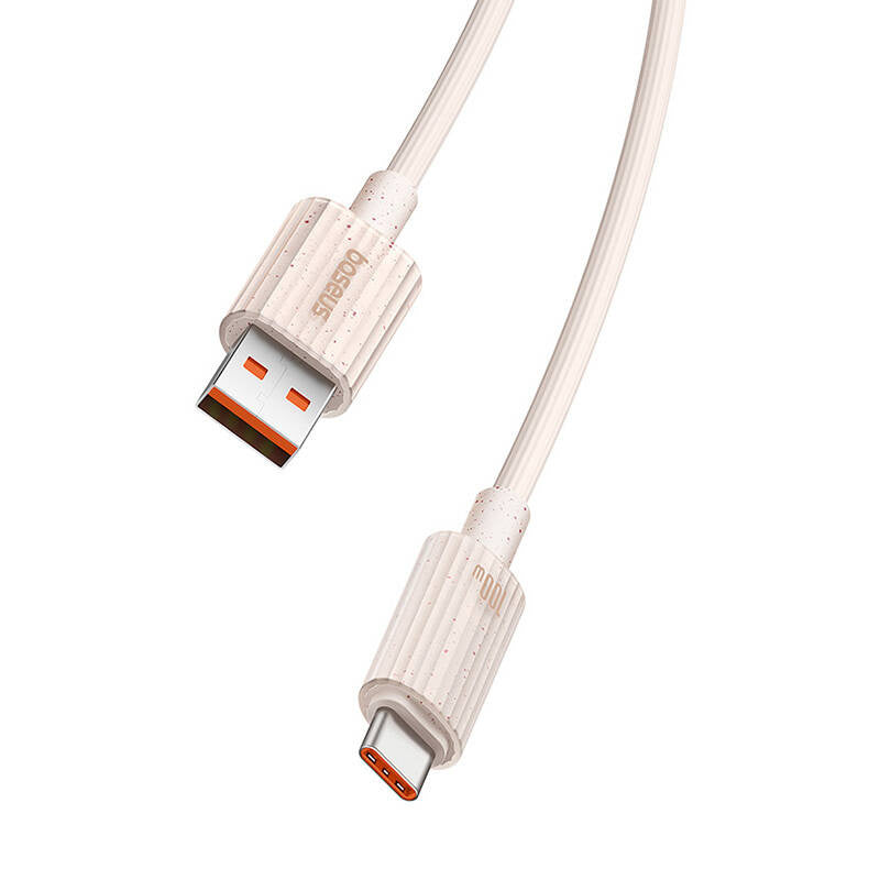Fast Charging cable Baseus USB to USB-C Habitat Series 2m 100W (pink) - Product Image 7