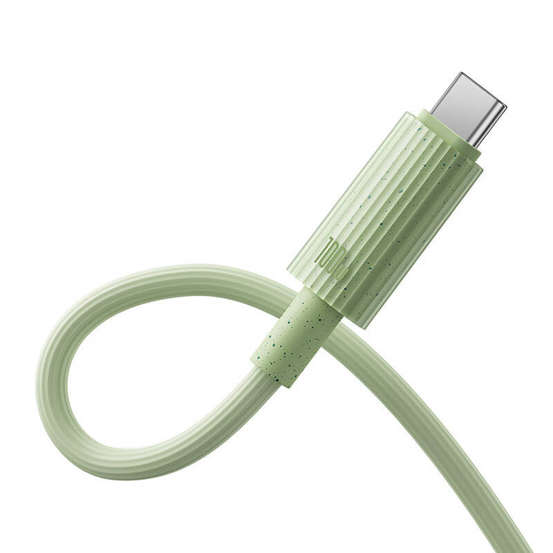 Fast Charging cable Baseus USB to USB-C Habitat Series 2m 100W (green) - Product Image 3