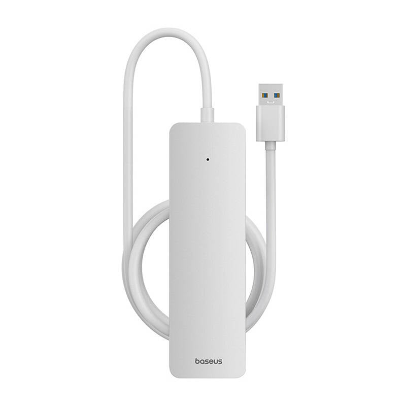 4in1 Hub Baseus  UltraJoy Lite USB-A to USB 3.0 1m (white) - Product Image 2