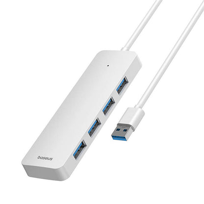 4in1 Hub Baseus  UltraJoy Lite USB-A to USB 3.0 1m (white) - Product Image 4