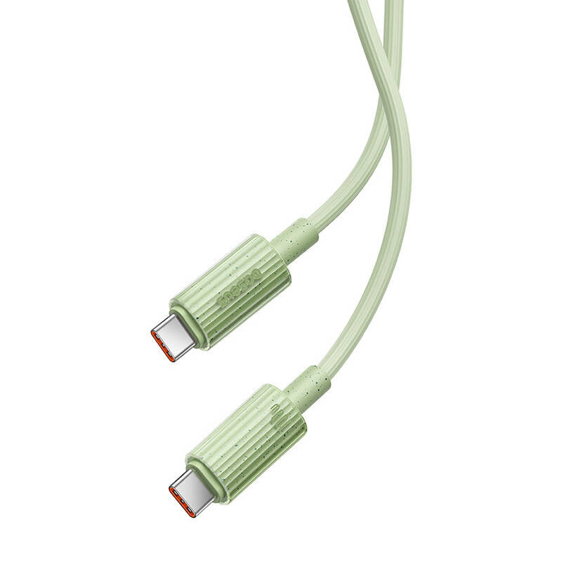 Fast Charging cable Baseus USB-C to USB-C Habitat Series 1m 100W (green) - Product Image 4