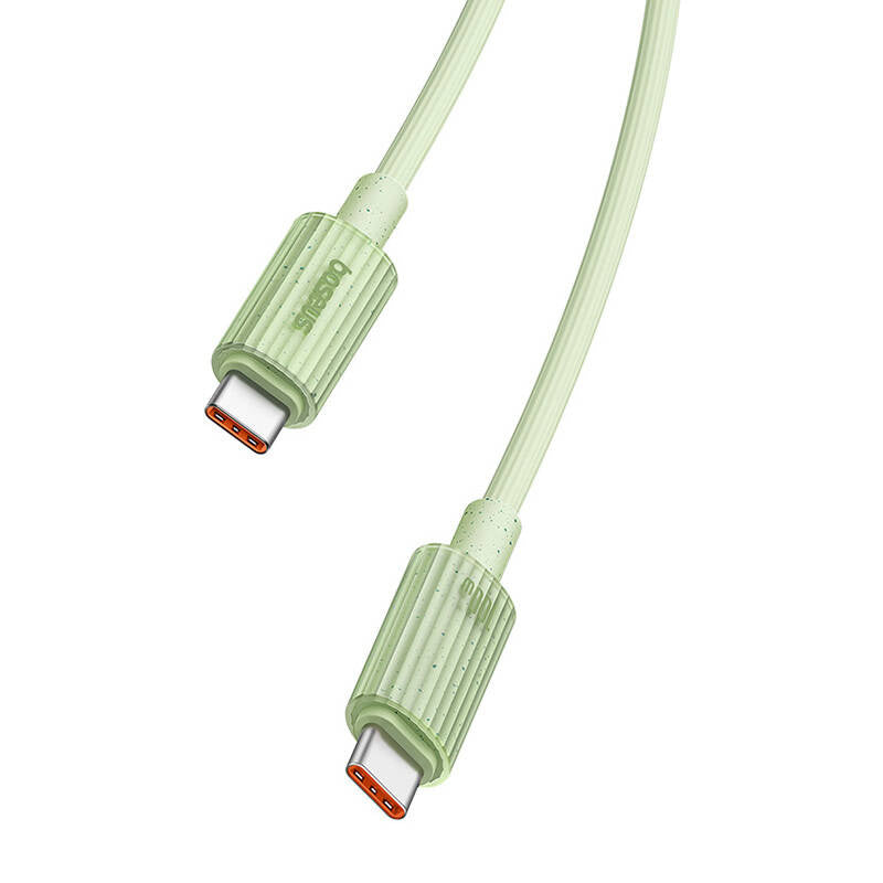 Fast Charging cable Baseus USB-C to USB-C Habitat Series 1m 100W (green) - Product Image 7
