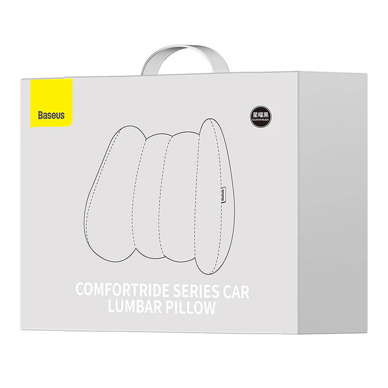 Silk Car Lumbar Pillow Baseus ComfortRide Series (black) - Product Image 8