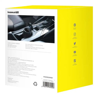 Car Ashtray Baseus Premium 2 (black) - Product Image 9
