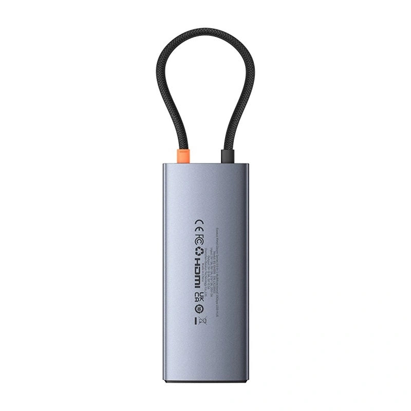 Hub 6in1 Baseus Metal Gleam 2 Series, USB-C to 2xUSB 3.0 +USB-C + HDMI + USB-C PD + Ethernet RJ45 - Product Image 3