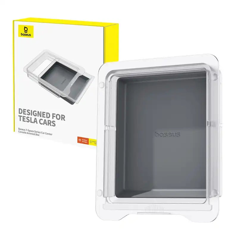 Storage box Tesla Baseus (grey) - Product Image 1