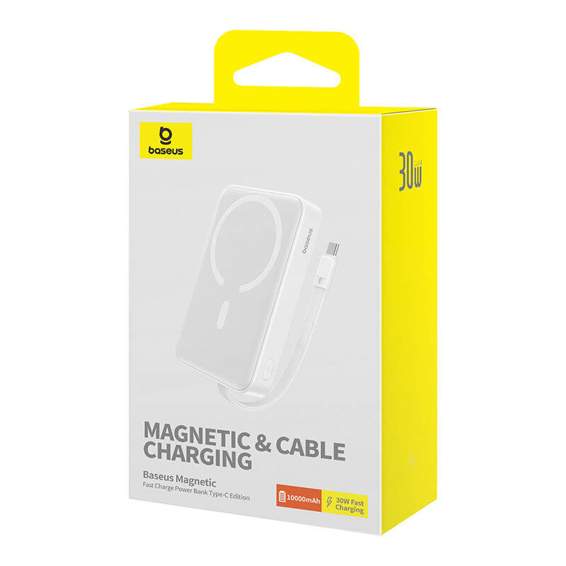 Powerbank Baseus Magnetic Mini 10000mAh, USB-C 30W MagSafe (white) - Product Image 8