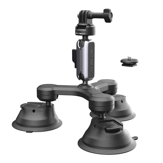 Action camera  mount PGYTECH three-arm Suction Cup - Product Image 1