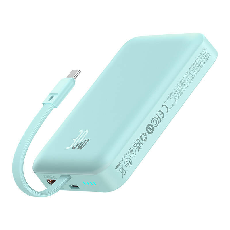 Powerbank Baseus Magnetic Mini 10000mAh, USB-C 30W MagSafe (blue) - Product Image 5