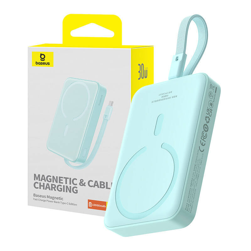 Powerbank Baseus Magnetic Mini 10000mAh, USB-C 30W MagSafe (blue) - Product Image 9