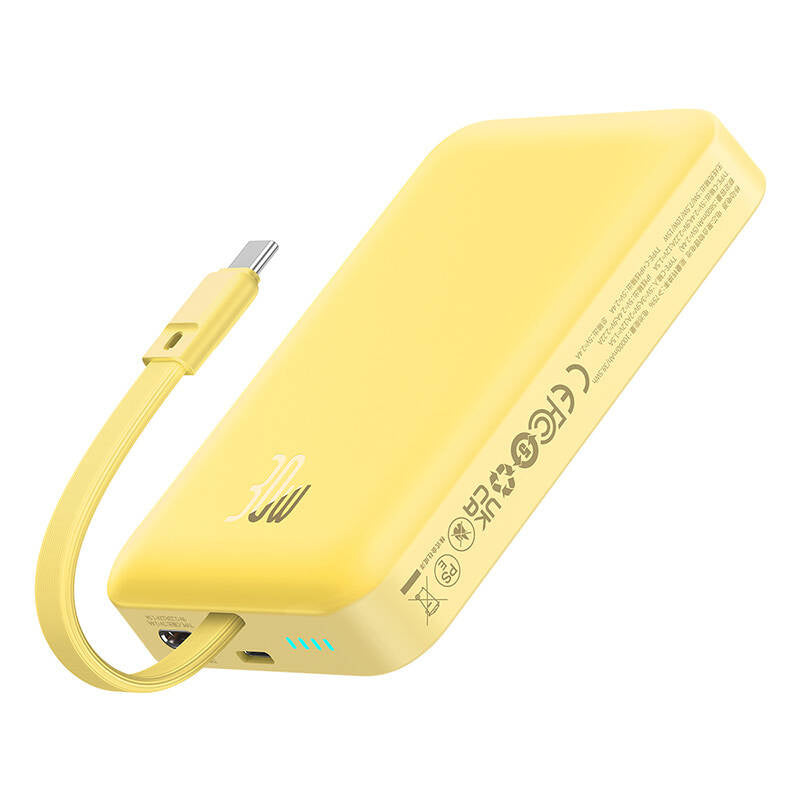 Powerbank Baseus Magnetic Mini 10000mAh 30W MagSafe (yellow) - Product Image 5
