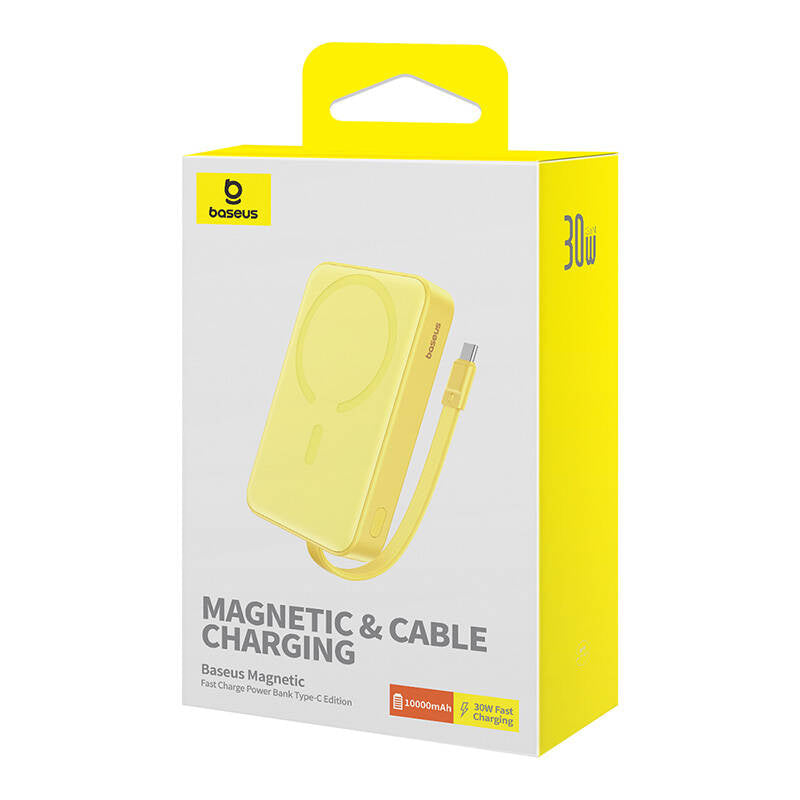 Powerbank Baseus Magnetic Mini 10000mAh 30W MagSafe (yellow) - Product Image 7