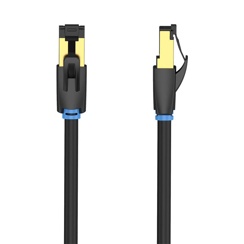 Network Cable CAT8 SFTP Vention IKABF RJ45 Ethernet 40Gbps 1m Black - Product Image 1