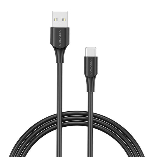 USB 2.0 auf USB-C Kabel Vention CTHBD 3A, 0,5m schwarz