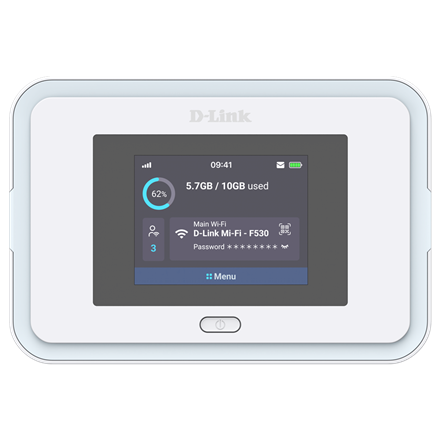 D-Link F530 | 5G NR AX3000 Wi-Fi 6 Mobile Hotspot | 802.11ax | Mesh Support No | 5G | MU-MiMO No | Antenna type Cellular