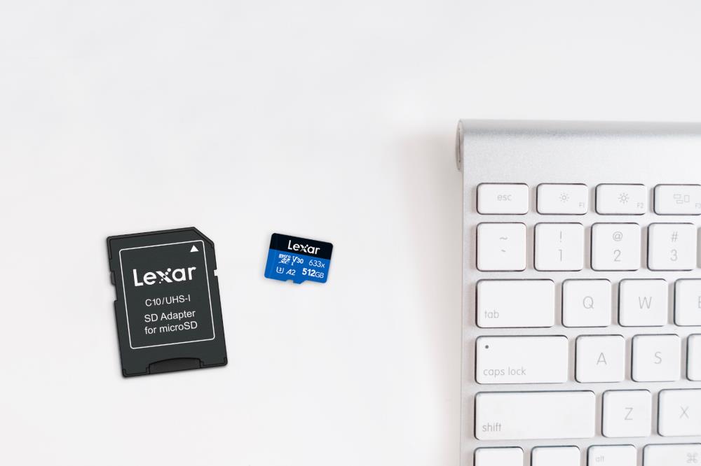MEMORY MICRO SDXC 512GB UHS-I/W/ADAPTER LSDMI512BB633A LEXAR