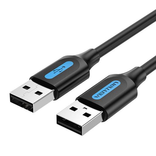 USB 2.0-Kabel Vention COJBC 2A 0,25 m Schwarzes PVC