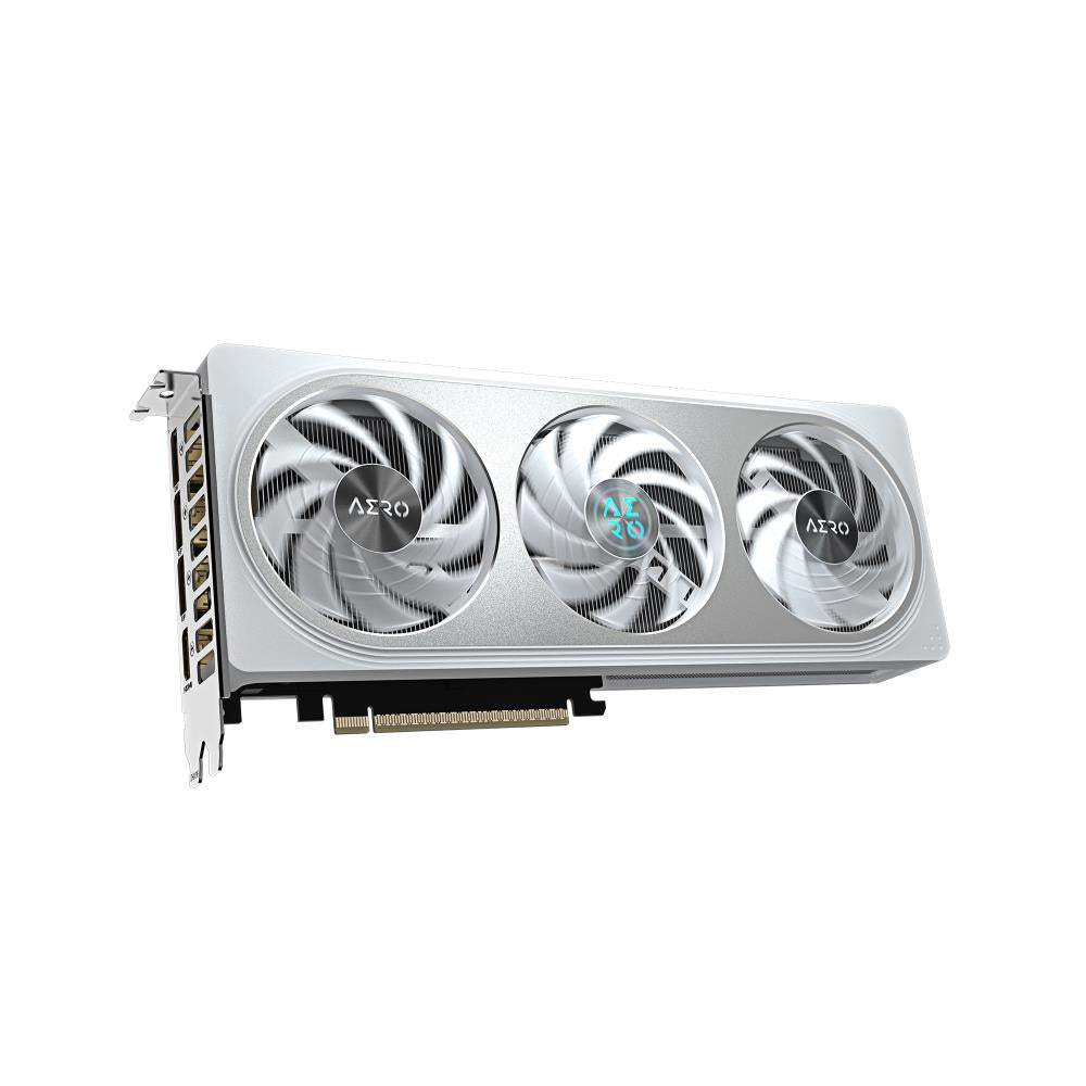 Graphics Card GIGABYTE NVIDIA GeForce RTX 5060 8 GB GDDR7 128 bit PCIE 5.0 16x GPU 2595 MHz 1xHDMI 3xDisplayPort GV-N5060AEROOC-8GD
