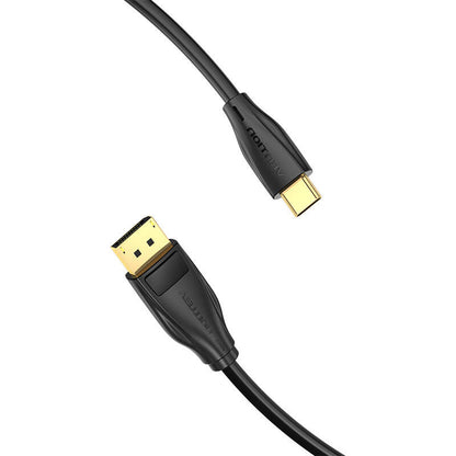 USB-C auf DisplayPort 1.4 Kabel Vention CGYBG, 1,5m, 8K 60Hz/4K 120Hz (schwarz)