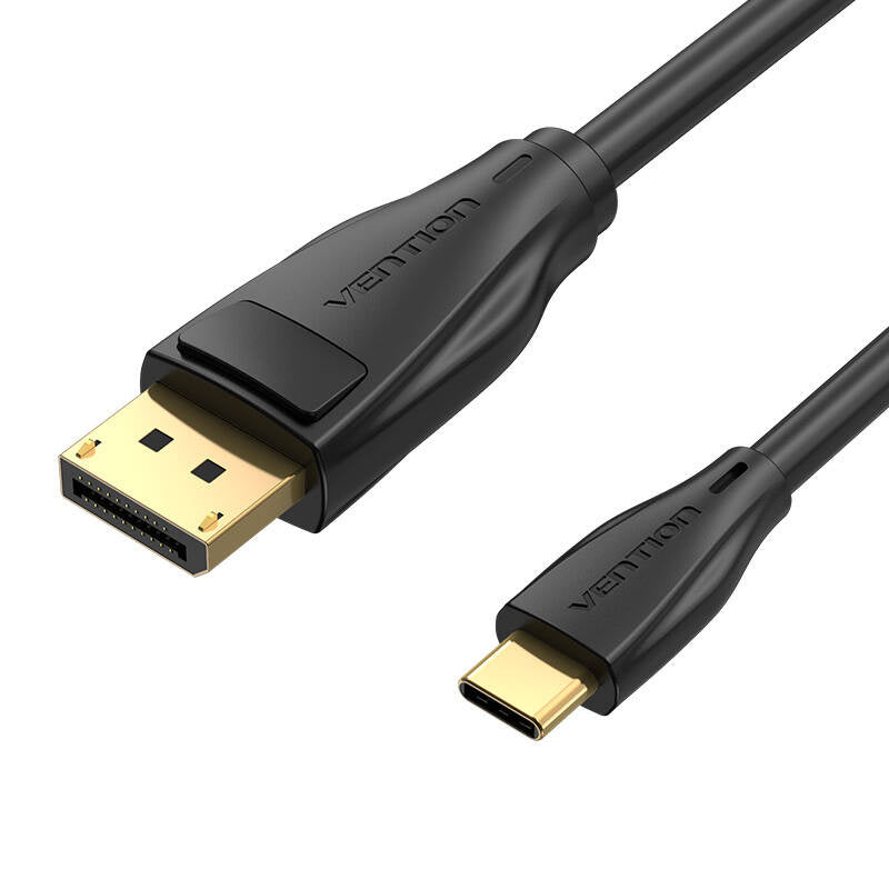 USB-C auf DisplayPort 1.4 Kabel Vention CGYBG, 1,5m, 8K 60Hz/4K 120Hz (schwarz)