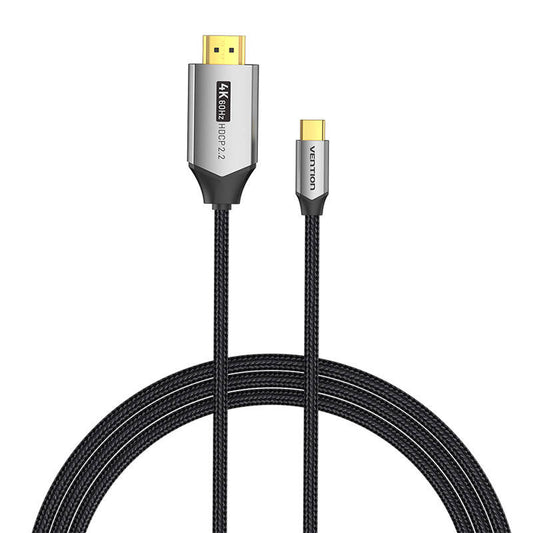 USB-C auf HDMI 2.0 Kabel Vention CRBBF 1m, 4K 60Hz (schwarz)