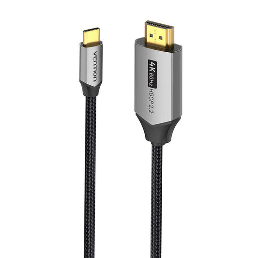 USB-C auf HDMI 2.0 Kabel Vention CRBBH 2m, 4K 60Hz (schwarz)