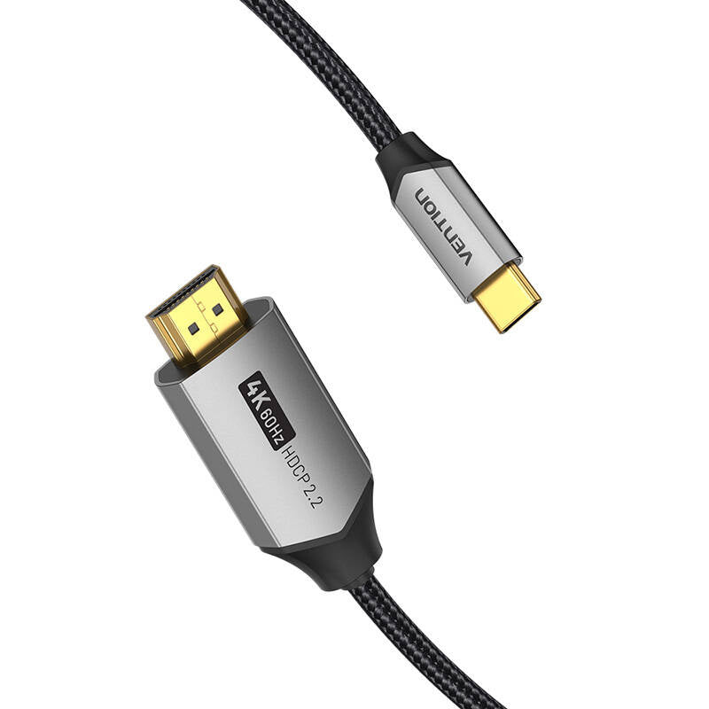 USB-C auf HDMI 2.0 Kabel Vention CRBBH 2m, 4K 60Hz (schwarz)