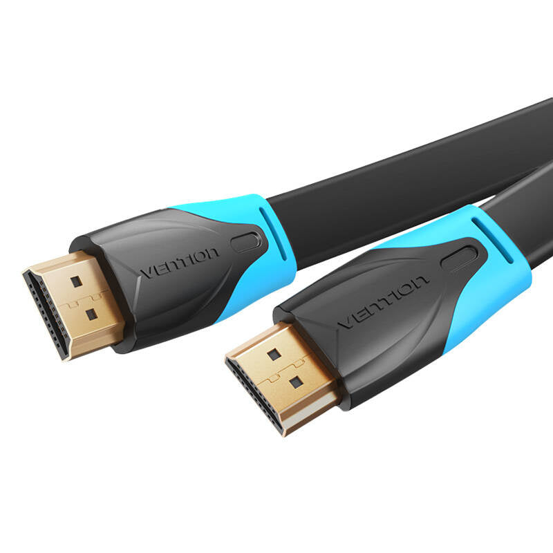 Flat HDMI Cable Vention VAA-B02-L500 5m 4K 60Hz (Black)