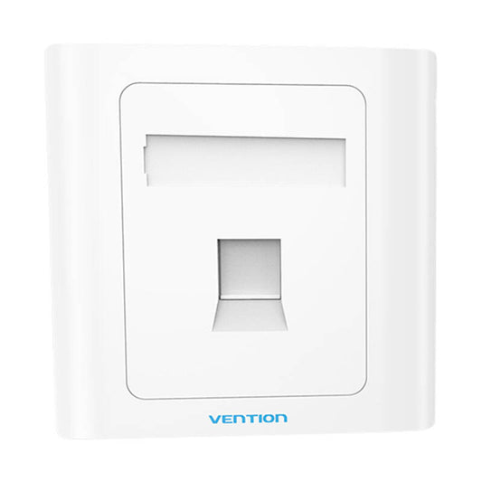 1-Port Keystone Wandplatte 86 Typ Vention IFAW0 Weiß